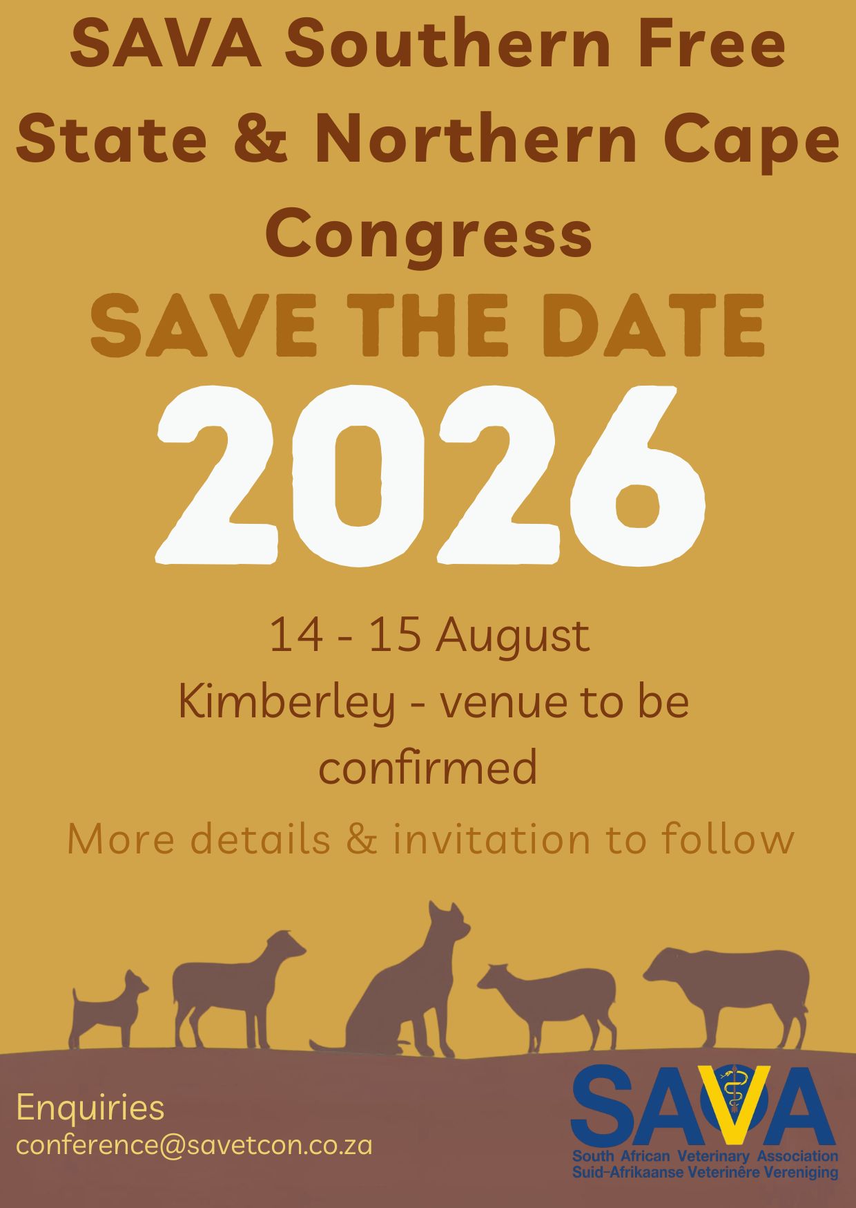 SAVA Northern Cape & Southern Free State Branch Congress 2026
